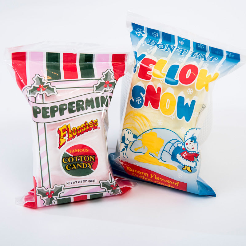Cotton Candy | Yellow Snow/Peppermint | 3.4 ounce Bag